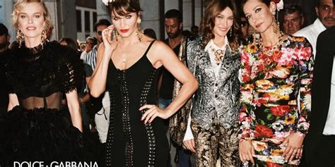 dolce gabbana pubblicita spring 2019|Helena Christensen, Monica Bellucci Front Dolce.